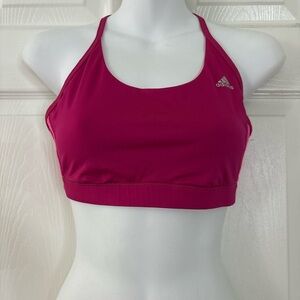 Adidas Climalite Reversible Sports Bra – Size Medium – Hot Pink / Magenta